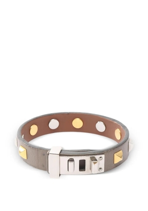 Hermès Pre-Owned 2017 Dog Crew studded bracelet - Brown