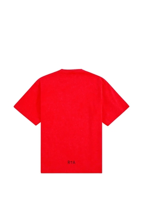 RTA Colin acid-wash t-shirt - Red
