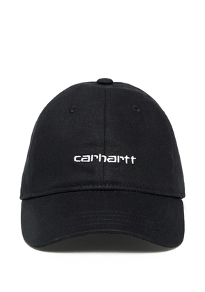 Carhartt WIP Scrip canvas baseball cap - Black