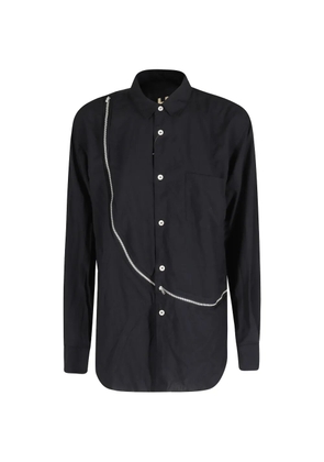 Comme Des Garçons Shirt asymmetric zip-detail shirt - Black