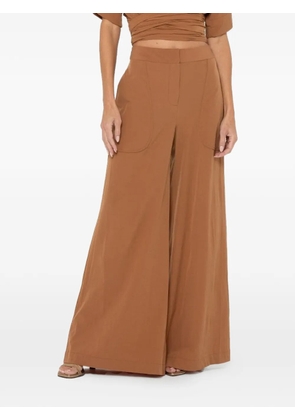 JBQ Oslo wide-leg palazzo pants - Brown