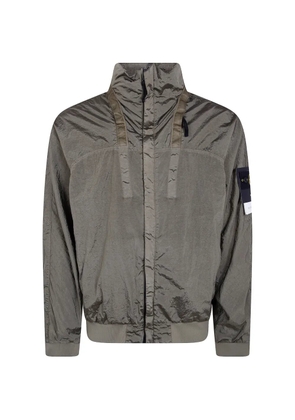 Stone Island stand-collar jacket - Green