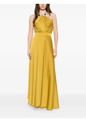 LE RJTANGE bead-embellished maxi dress - Yellow
