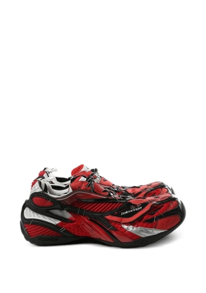 Balenciaga striped sneakers - Red