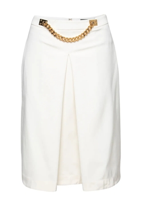 Sophie Hulme pre-owned chain-detail midi skirt - White