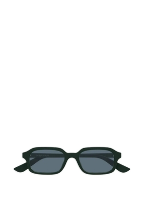 Alexander McQueen rectangle-frame sunglasses - Green