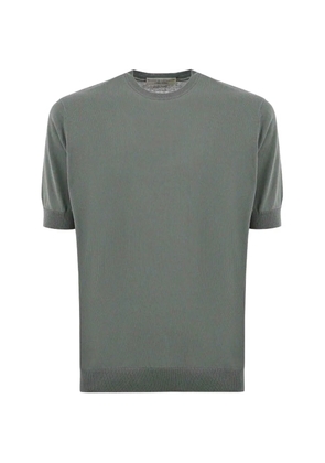 Filippo De Laurentiis crewneck short-sleeve cotton T-shirt - Green