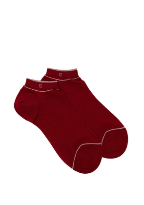 Zegna Rete Piquet socks - Red