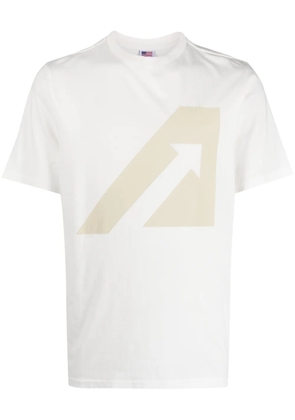 Autry logo-print cotton T-shirt - White