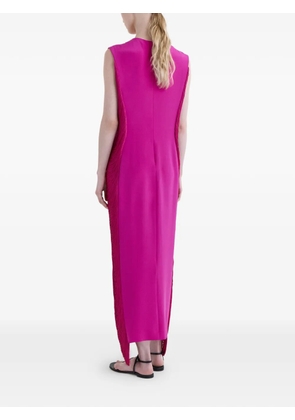 FFORME Bianca fringe-detail maxi dress - Pink