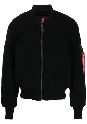Alpha Industries MA-1 Teddy bomber jacket - Black
