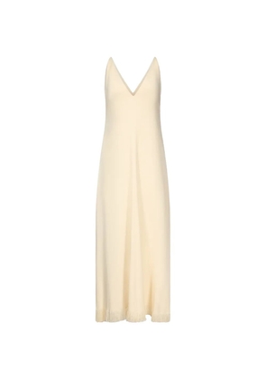 FFORME Heloise fringed maxi dress - Neutrals