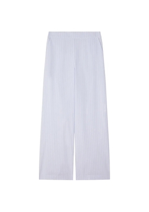 Patrizia Pepe pinstripe-pattern palazzo pants - Blue