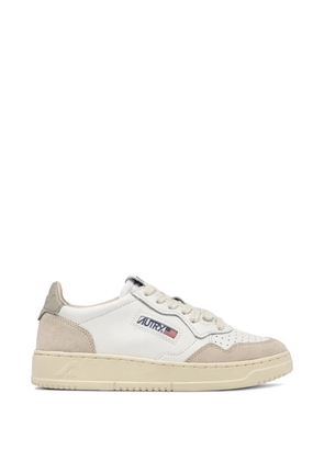 Autry Medalist suede-panel sneakers - Neutrals