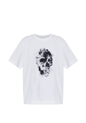 Alexander McQueen floral skull T-shirt - White