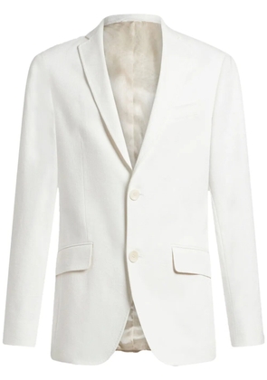 ETRO cotton jacquard blazer - White
