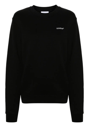 Off-White Arrows-print cotton sweatshirt - Black
