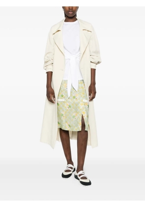 Isabelle Blanche knot-detail top - White