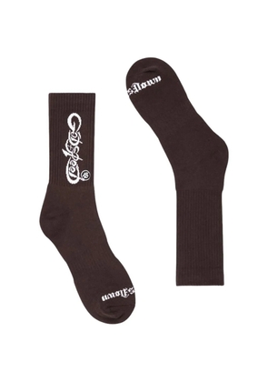 GODSPEED New Age logo socks - Brown