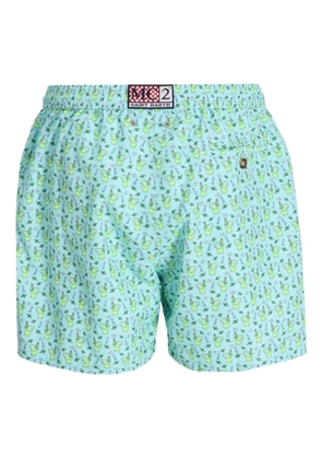 MC2 Saint Barth graphic-print swim shorts - Blue