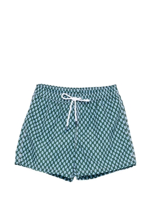Fedeli drawstring swim shorts - Green