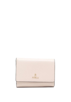 Furla logo-plaque leather wallet - Pink