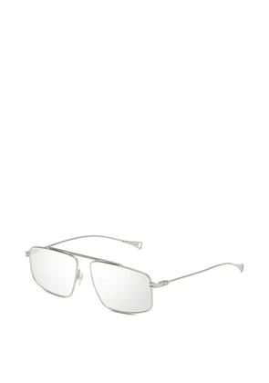 Dita Eyewear rectangle-frame double-bridge glasses - Silver