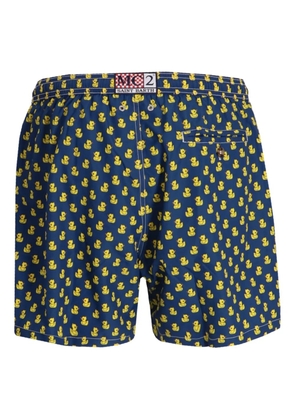 MC2 Saint Barth rubber duck-print swim shorts - Blue