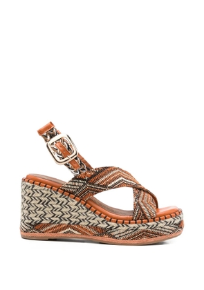 CAFèNOIR crossover espadrilles - Orange