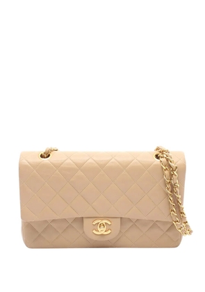 CHANEL Pre-Owned 1989-1991 Medium Classic Lambskin Double Flap shoulder bag - Brown