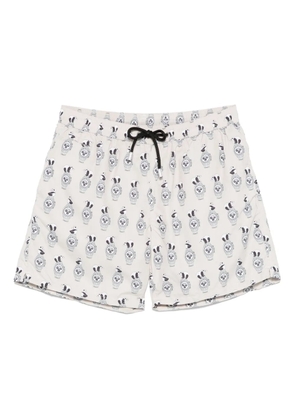 MC2 Saint Barth graphic-print swim shorts - Neutrals