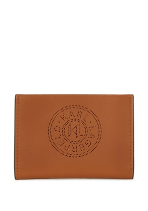 Karl Lagerfeld K/Circle cardholder - Brown