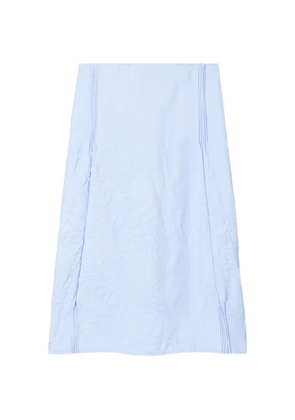 Tory Burch crinkled viscose skirt - Blue