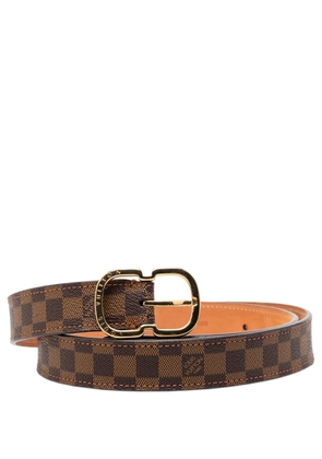 Louis Vuitton Pre-Owned 2012 Damier Ebene Mini belt - Brown