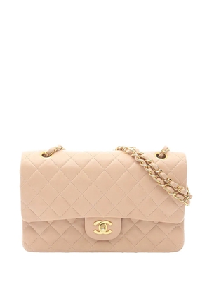 CHANEL Pre-Owned 1996-1997 Medium Classic Lambskin Double Flap shoulder bag - Neutrals