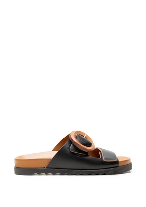 CHUCKIES buckle-detail touch-strap sandals - Black