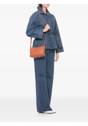 Coccinelle Rebekka mini pebbled leather shoulder bag - Neutrals