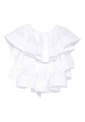 Viktor & Rolf ruffles-detail blouse - White