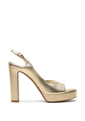 CHUCKIES metallic platform sandals - Gold