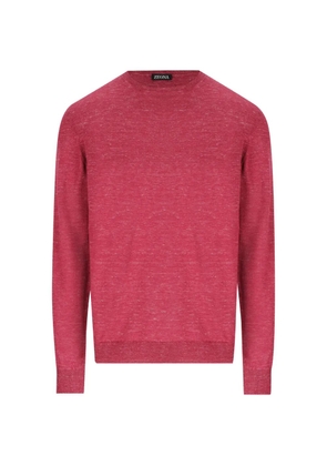 Zegna crew-neck sweater - Red
