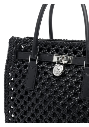 Michael Michael Kors Hamilton Moderne woven handbag - Black
