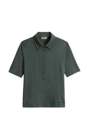 Woolrich Luxe logo-print short-sleeve polo shirt - Green