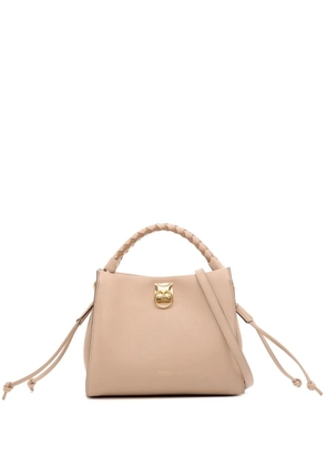Mulberry Iris leather logo-print bag - Neutrals