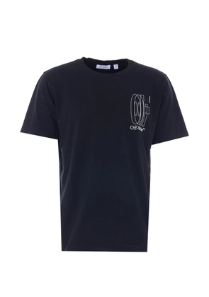 Off-White Double Arrow logo-print T-shirt - Black