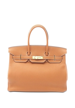 Hermès Pre-Owned 2005 Togo Birkin Retourne 35 handbag - Brown