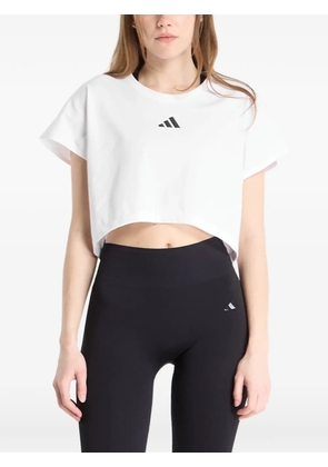 adidas logo-print T-shirt - White