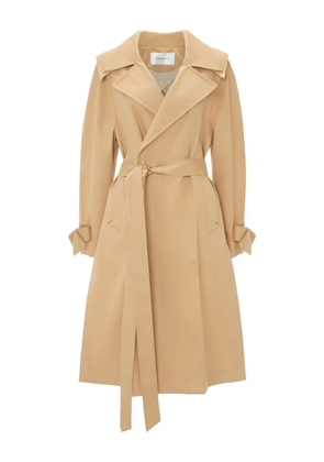 Victoria Beckham Raglan belted trench coat - Neutrals