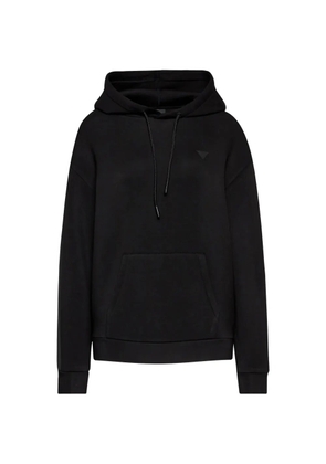 GUESS USA logo-patch hoodie - Black