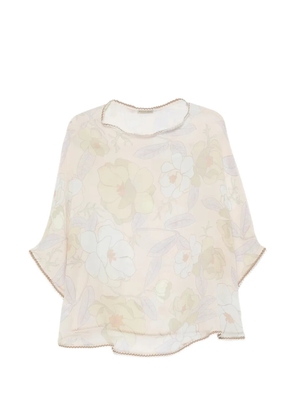 Faliero Sarti New Merlina floral-print blouse - Neutrals