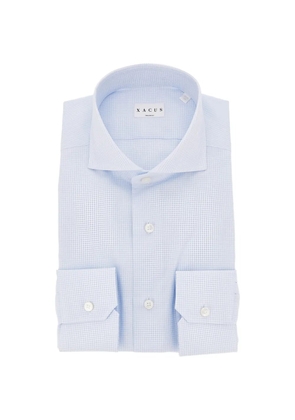 Xacus micro-check shirt - Blue